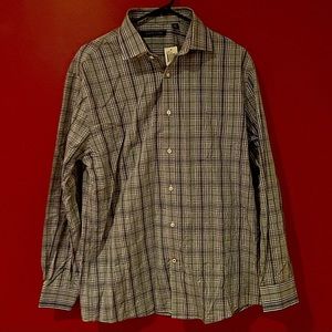 Brand new, never worn Tommy Hilfiger plaid button down